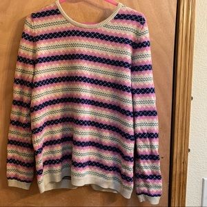 Talbots fair isle sweater
